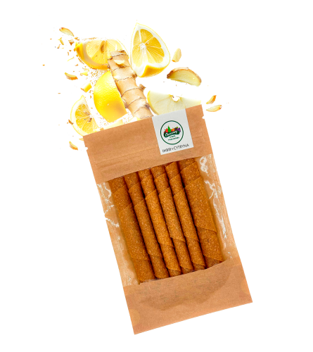Przejdź do produktu Rollsy cytrynowe z imbirem 50g naturalne źródło witamin 