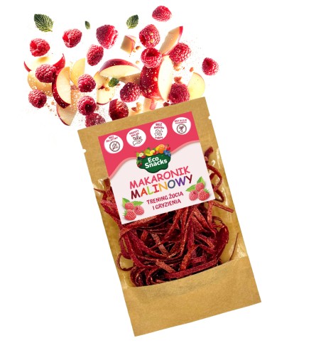 Przejdź do produktu Makaroniki malinowe 35g gotowe do jedzenia