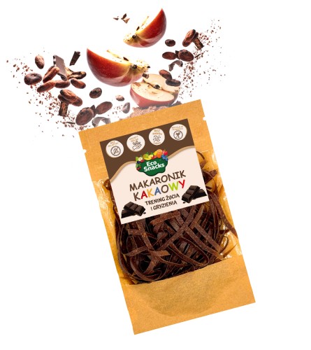Przejdź do produktu Makarony  kakaowe 35g gotowe do jedzenia naturalne źródło witamin E, B