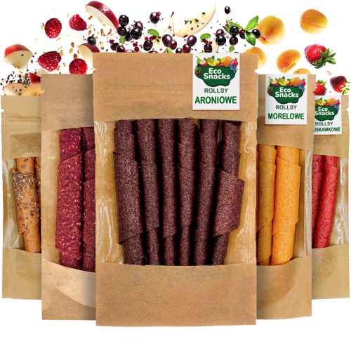 Przejdź do produktu Rollsy owocowe Twist 5 różnych smaków po 50g razem 250g