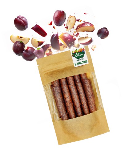 Przejdź do produktu Rollsy śliwkowe naturalny prebiotyk i  źródło błonnika 50g