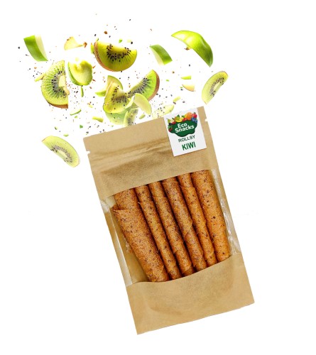 Przejdź do produktu Rollsy kiwi 50g naturalne źródło witamin A, B, C i potasu