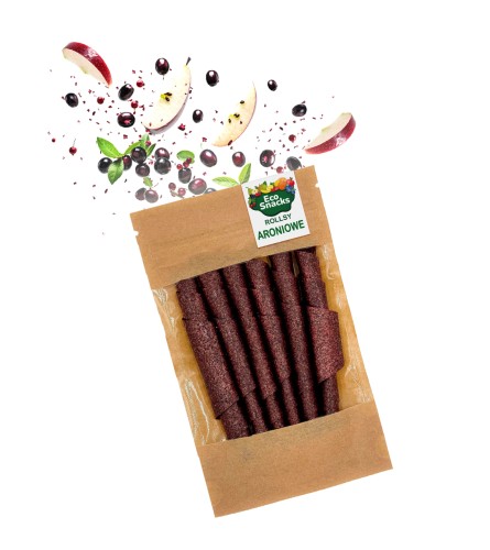 Przejdź do produktu Rollsy aroniowe 50g naturalne źródło witaminy C i potasu