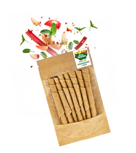 Przejdź do produktu Rollsy rabarbarowe z nutką mięty naturalne źródło luteiny  50g