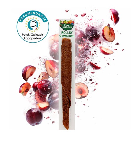 Przejdź do produktu Rollsy śliwkowe naturalny prebiotyk i  źródło błonnika 10g