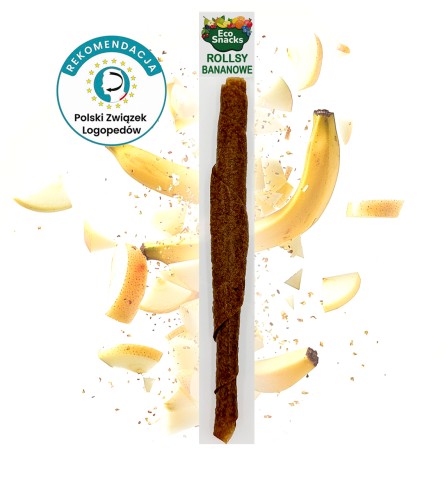 Przejdź do produktu Rollsy bananowe 10g naturalne źródło witamin potasu i magenzu